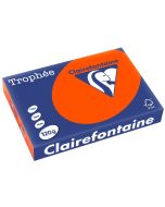 Ramette de papier de 250 feuilles A4 120g - Rouge Cardinal : CLAIREFONTAINE Trophée Visuel