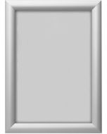 Cadre photo / affiche d'intérieur - Format A2 - Argent anodisé DEFLECTO Exemple modèle