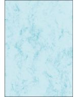Lot de 50 Feuilles marbrées - Format A4 - Bleu (Papier à lettres) SIGEL DP551 image
