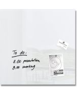 Tableau magnétique en verre - 480 x 480 mm - Blanc : SIGEL GL111 Modèle