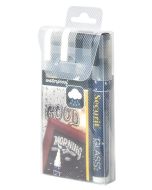 Feutre à craie liquide Waterproof 2 - 6 mm - Noir et Blanc : SECURIT Lot de 4 Image