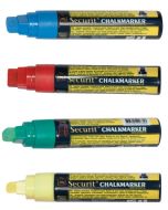 Feutre à craie liquide Waterproof 7 - 15 mm - Assortiment : SECURIT Lot de 4 Image