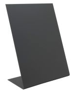 Lot de 3 ardoises de table inclinées noires - 148 x 210 mm : SECURIT L-Boards (TBA-BL-A5)