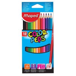 Lot de 24 Crayons à la cire - Assortiment MAPED Dessin enfants