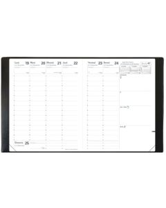 Agenda 2026 Semainier avec répertoire QUO VADIS Président 21 x 27 cm