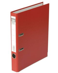Classeur à levier - Dos 50 mm - Rouge : ELBA Rado Brillant Photo