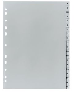 Jeu de 20 Intercalaires Alphabétiques en plastique - 240 x 297 mm HERLITZ