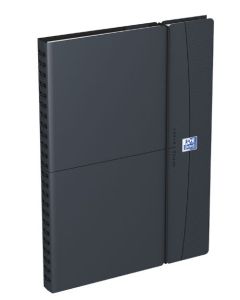 Agenda Semainier 2026 - 150 x 210 mm - Gris / élastique noir OXFORD Office