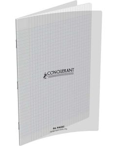 Photo Cahier Séyès / Grands carreaux - Polypro Incolore - 96 pages - 240 x 320 mm CONQUERANT