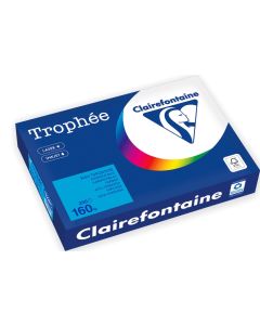 Ramette de papier Trophée 250 feuilles A4 160g - Bleu Turquoise CLAIREFONTAINE