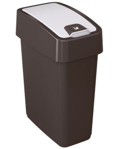 Photo Poubelle avec couvercle - 25 litres - Anthracite/Crème KEEEPER Magne