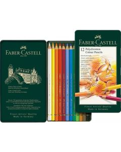 Étui de 12 Crayons de couleurs - Polychromos : FABER CASTELL Modèle