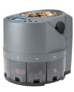Compteuse de pièces de monnaie - Gris foncé SAFESCAN 1450