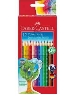 Etui de 12 Crayons de couleur Colour GRIP : FABER CASTELL Image