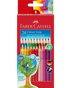 Etui de 24 Crayons de couleur Colour GRIP : FABER CASTELL Visuel