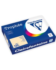 Ramette de papier Trophée 250 feuilles A4 120g - Chamois CLAIREFONTAINE