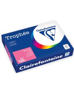 Ramette de papier de 250 feuilles A4 120g - Rose Fuchsia : CLAIREFONTAINE Trophée Visuel