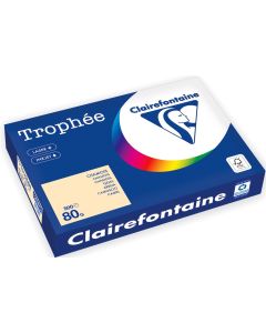 Ramette de papier Trophée 500 feuilles A3 - Chamois CLAIREFONTAINE Image