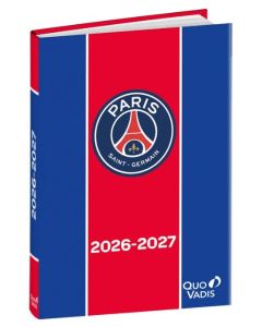 Agenda Scolaire 2026/2027 - PSG Paris Saint Germain QUO VADIS Image couverture