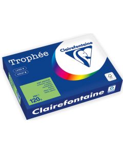 Ramette de papier de 250 feuilles A4 120g - Vert Menthe : CLAIREFONTAINE Trophée Visuel