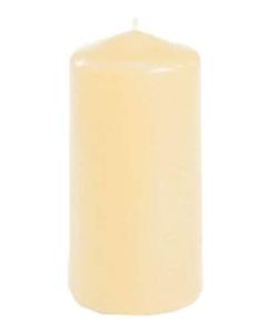 Bougie cylindrique Crème 10 cm PAP STAR 