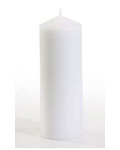 Bougie cylindrique - Blanc 16,5 cm PAP STAR 