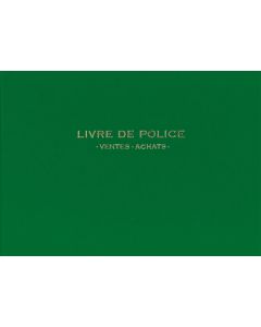 Registre Bijoutier - Achats/Ventes - Livre de police pour métaux précieux Elve 14172