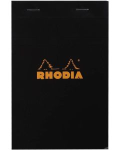Bloc-Notes quadrillé - 110 x 170 mm : RHODIA N°14 Couverture Noire Visuel