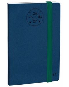 Agenda 2026 Semainier 16 mois - 210 x 270 mm - Bleu Denim QUO VADIS Président SD Modèle