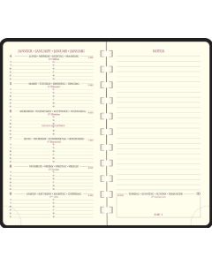 Agenda 2025/2026 Semainier - 160 x 90 mm EXACOMPTA SAD 16S NIL Bleu