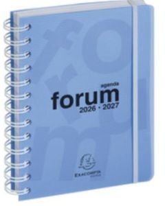 Agenda Scolaire 2025/2026 - Bleu Forum Linicolor EXACOMPTA