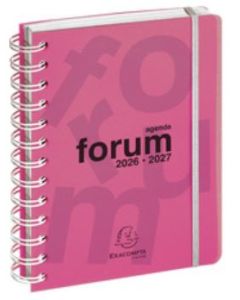Agenda Scolaire 2025/2026 - Rose Forum Linicolor EXACOMPTA