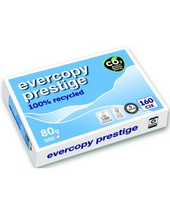 Ramette de papier de 500 feuilles A4 - 80 g - Blanc CLAIREFONTAINE Evercopy Prestige