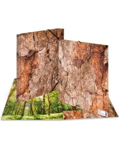 Chemise à élastiques en carton - A3 HERMA Nature Bois