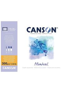 Bloc aquarelle de 12 feuilles 190 x 240 mm : CANSON Montval image