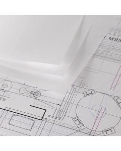 Papier opaque CAD - A2 - 90 g - Blanc : CANSON Exemple