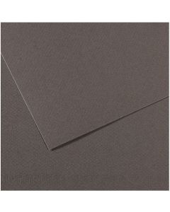 Feuille de papier dessin Mi-teintes - Gris foncé - 500 x 650 mm : CANSON Visuel