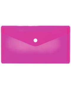 Pochette enveloppe DL à bouton-pression - Transparente HERMA