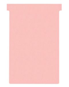 Fiches T - Indice 4 / 124 mm - Rose NOBO Lot de 100 visuel