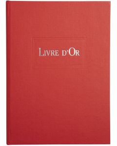 Livre d'Or - Rouge 22 x 17 cm LE DAUPHIN