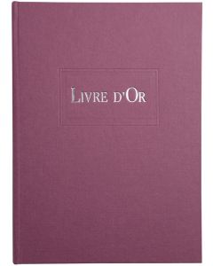 Livre d'Or - Bordeaux 220 x 170 mm LE DAUPHIN