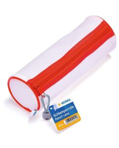 Trousse ronde pour stylos Rouge HERMA