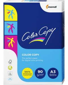 Papier multifonction A3 - 90 g - Blanc MONDI Color Copy Lot de 500
