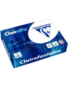 Ramette de papier de 500 feuilles A4 110 g - Extra blanc CLAIREFONTAINE