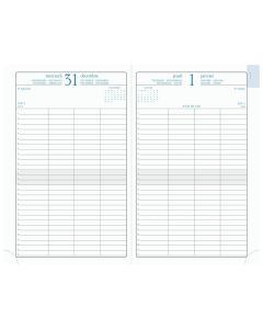 Agenda Journalier 2026 - La journée planifiée 21 - 135 x 210 mm EXACOMPTA