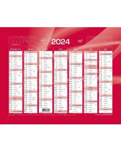 Photo Calendrier mural 2023 - 270 x 210 mm QUO VADIS Rouge