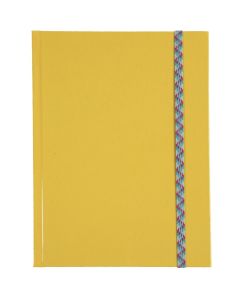 Carnet de Notes Pages lignées 22 x 17 cm - Jaune LE DAUPHIN Iderama