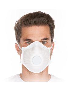 Masque de protection respiratoire jetable avec soupape - FFP1 : HYGOSTAR Visuel