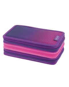 Étui scolaire Chaton - Rose - 42 pièces EBERHARD FABER