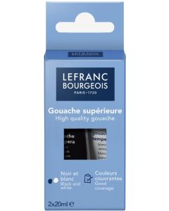 Étui de 2 tubes de gouache - Assortiment LEFRANC BOURGEOIS